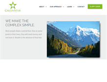 Tablet Screenshot of greenstaradvisors.com